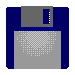 spinning floppy disk