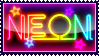 neon stamp